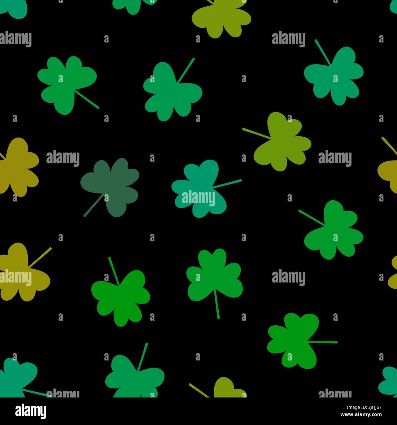 Shamrock St Patrick's Day Print Pattern Blanket