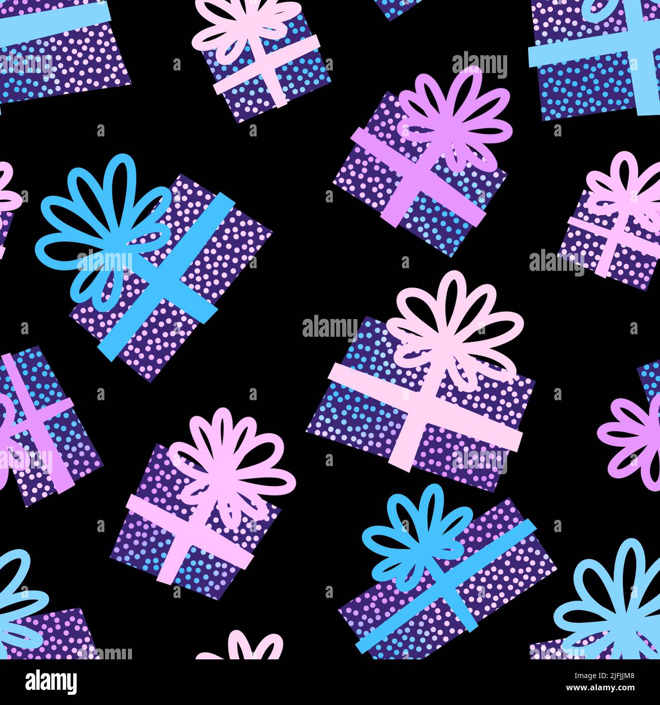 Christmas seamless present pattern for new year gifts and birthday fabrics and notebooks and ...