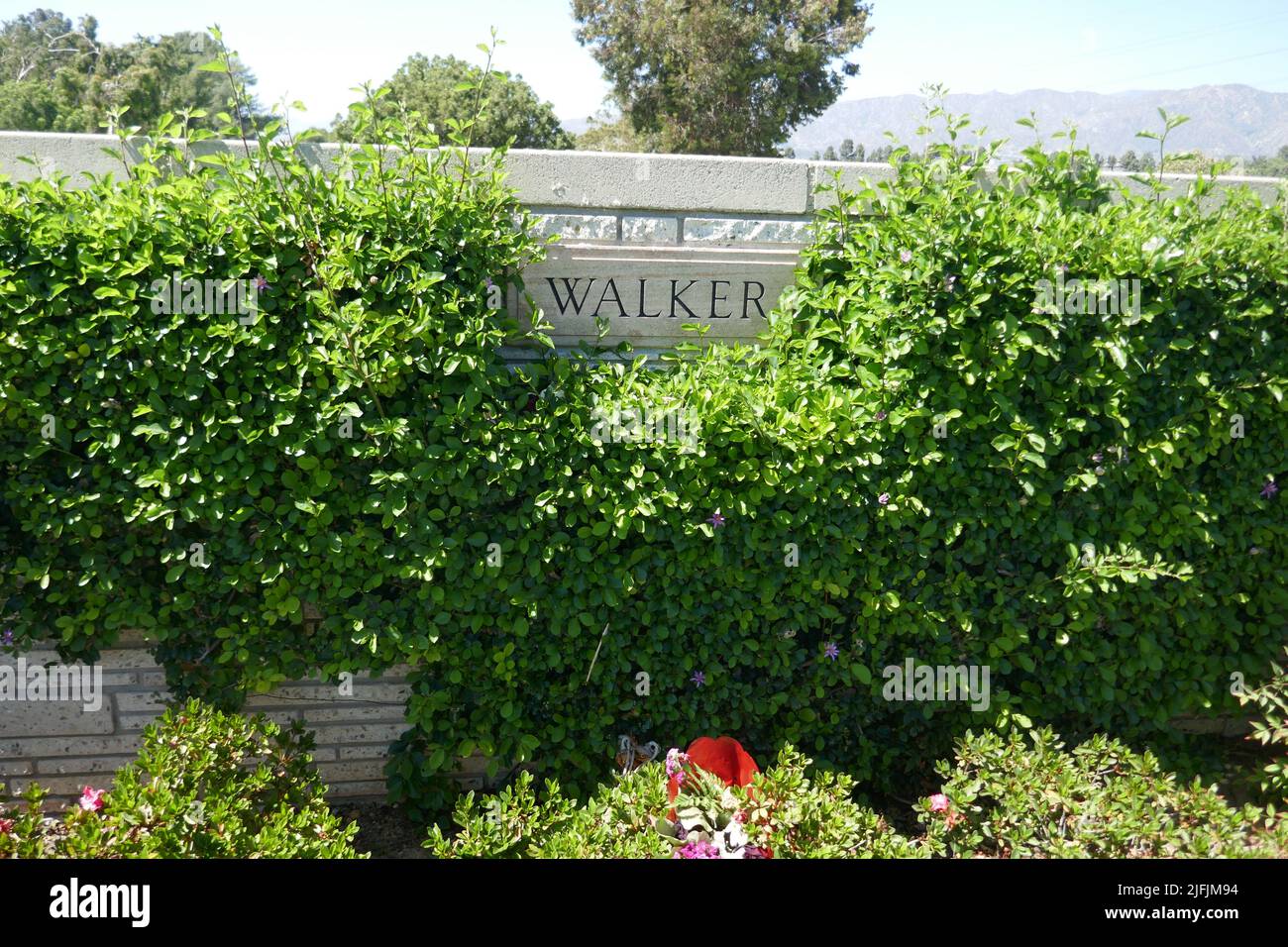 Los Angeles, California, USA 19th June 2022 Actor Paul Walker's Grave