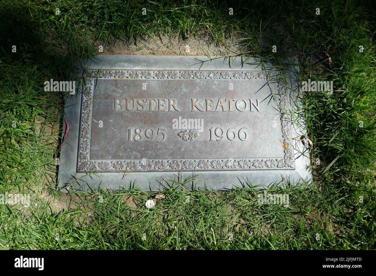 Los Angeles, California, USA 19th June 2022 Actor Buster Keaton's Grave