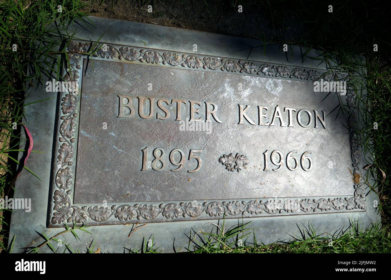 Los Angeles, California, USA 19th June 2022 Actor Buster Keaton's Grave