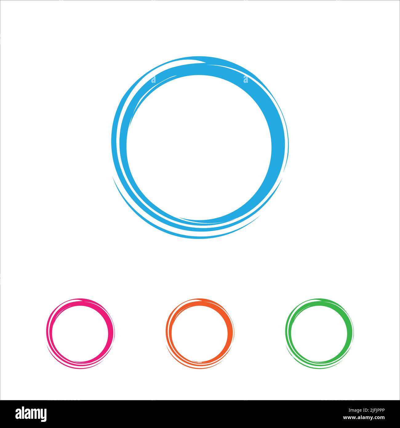 Vector abstract circular for element design or infographic. Vector illustration EPS.8 EPS.10 Stock Vector