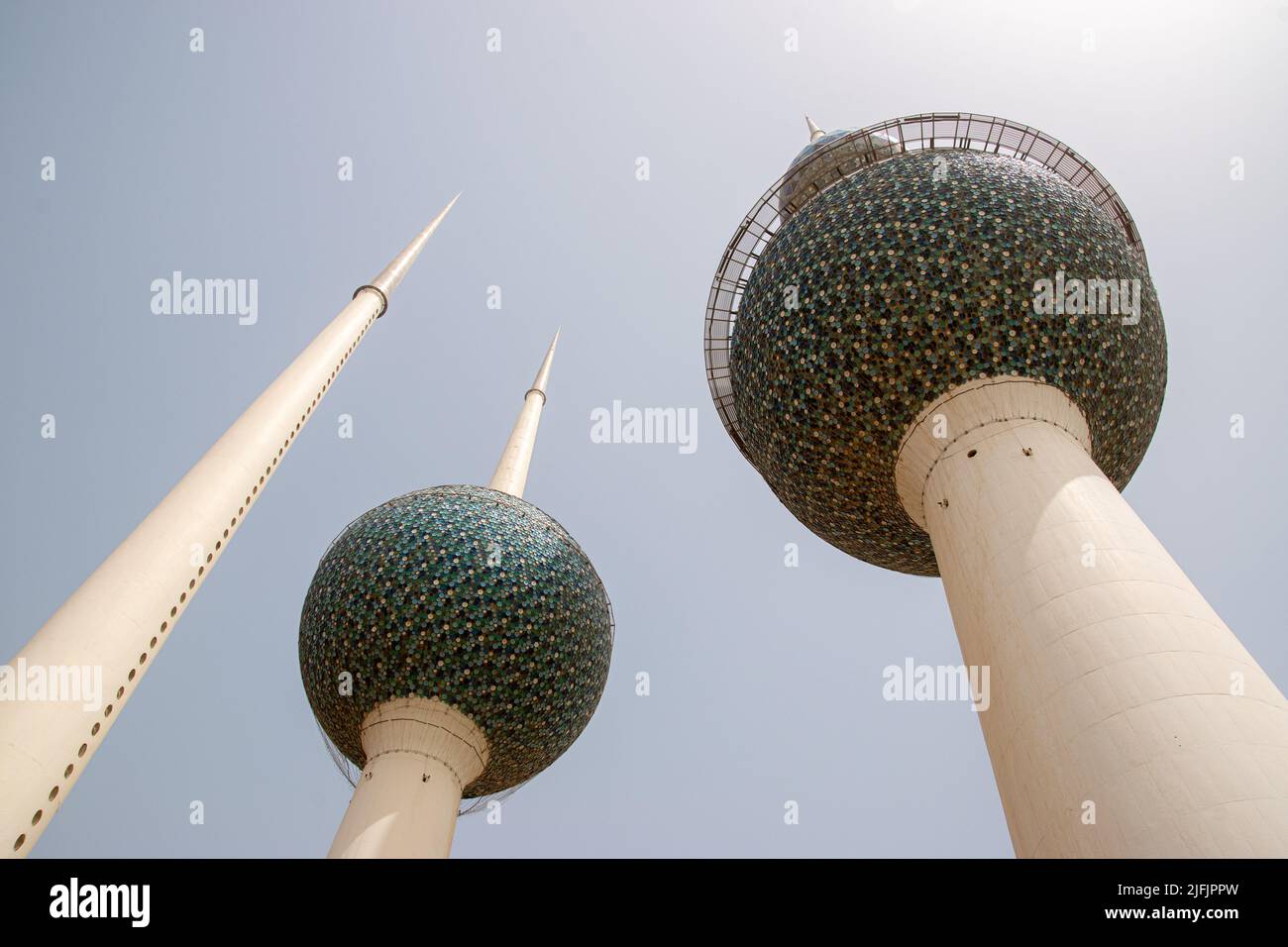 The Kuwaiti Towers Stock Photo