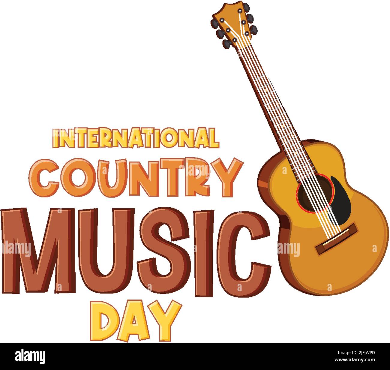 International Country Music Day Banner illustration Stock Vector Image ...