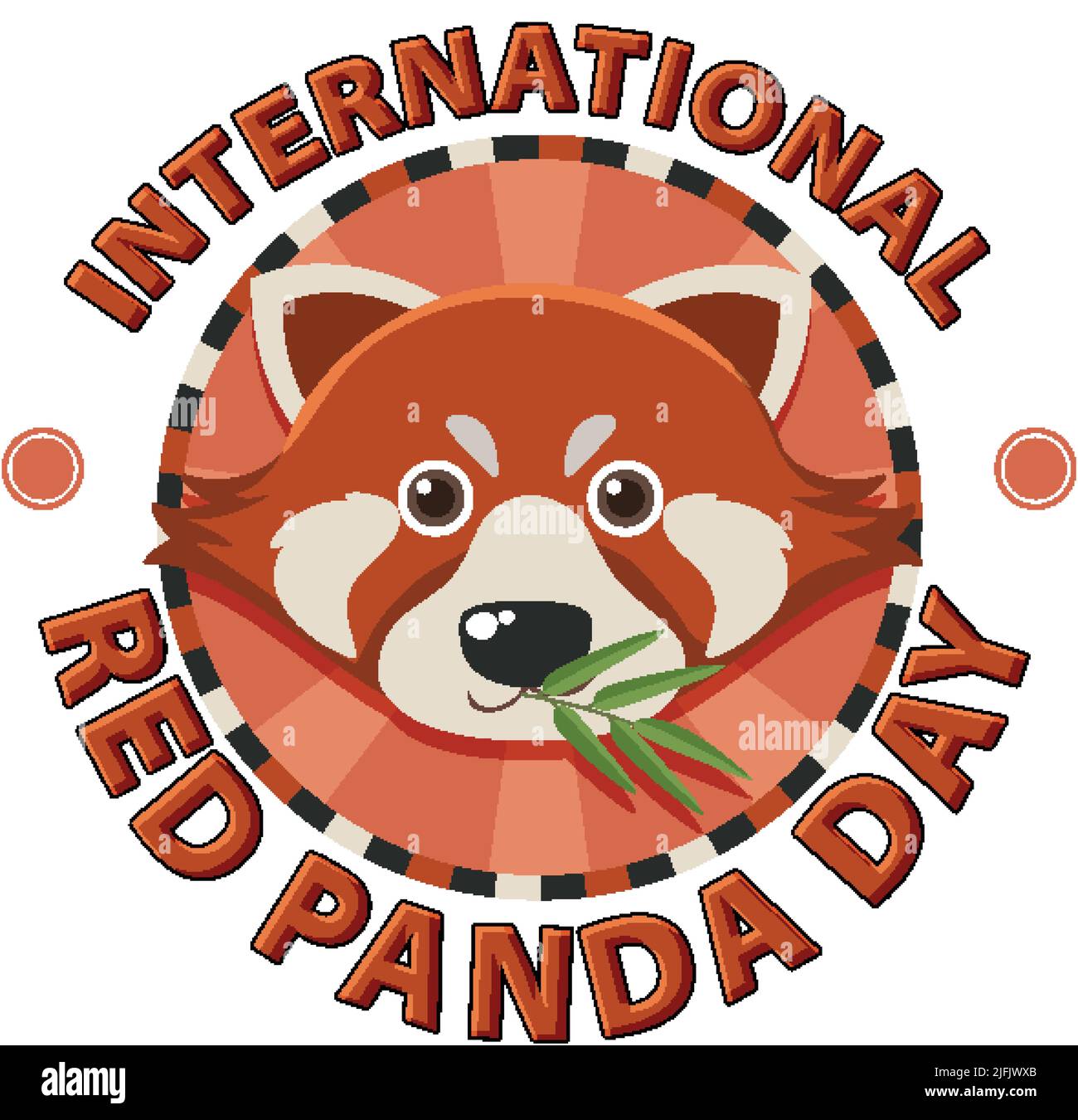 International Red Panda Day illustration Stock Vector Image & Art Alamy