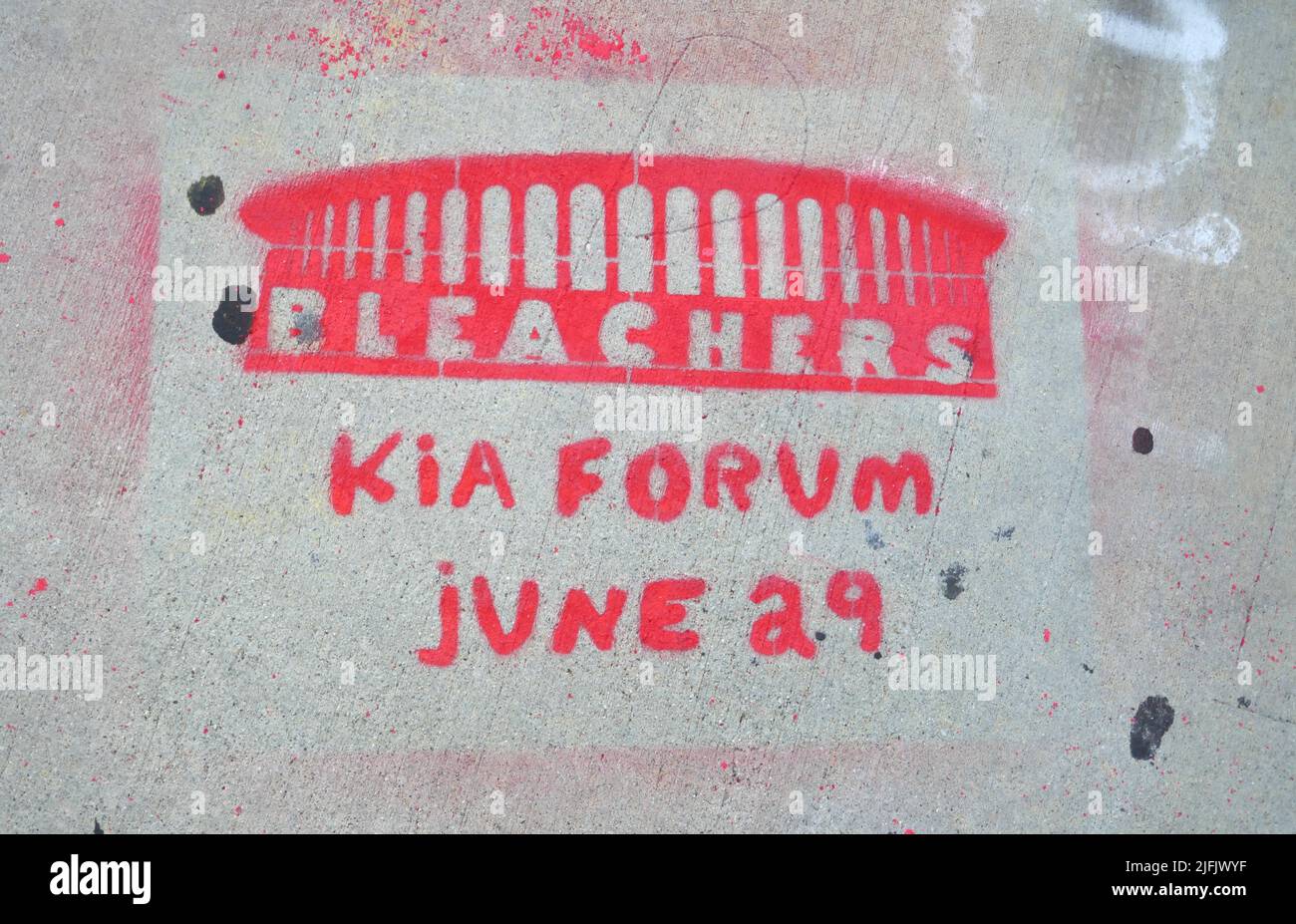 Los Angeles, California, USA 19th June 2022 A general view of atmosphere of Bleachers Kia Forum