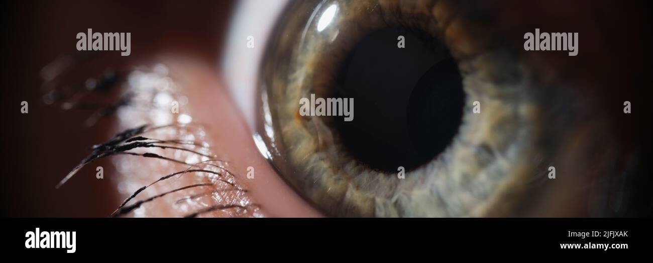 Scared eye close up hi-res stock photography and images - Alamy