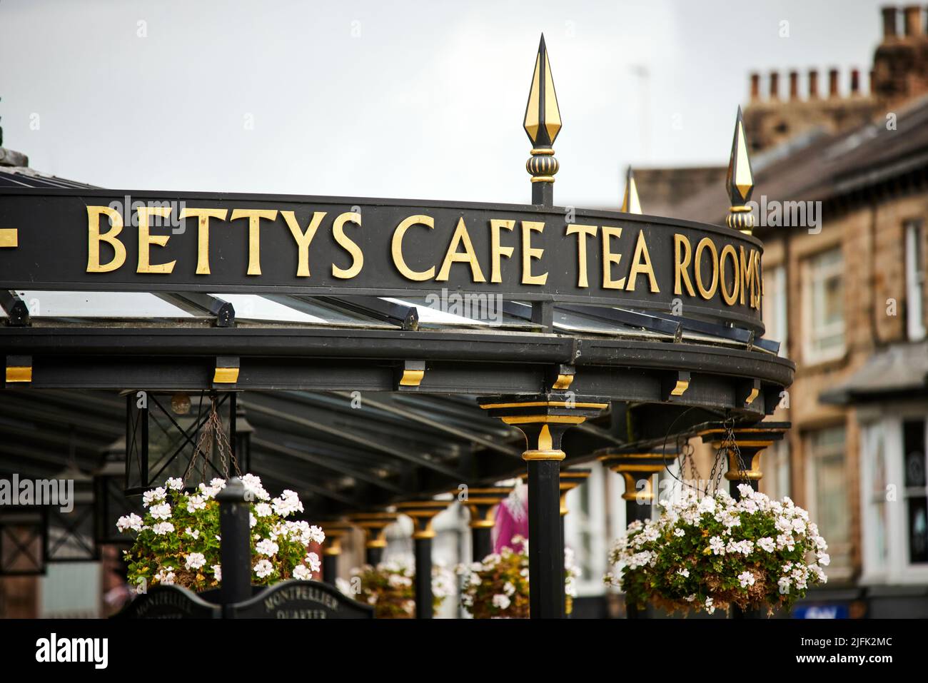 Harrogate North Yorkshire famous landmark Bettys Cafe and Tea room Stock Photo