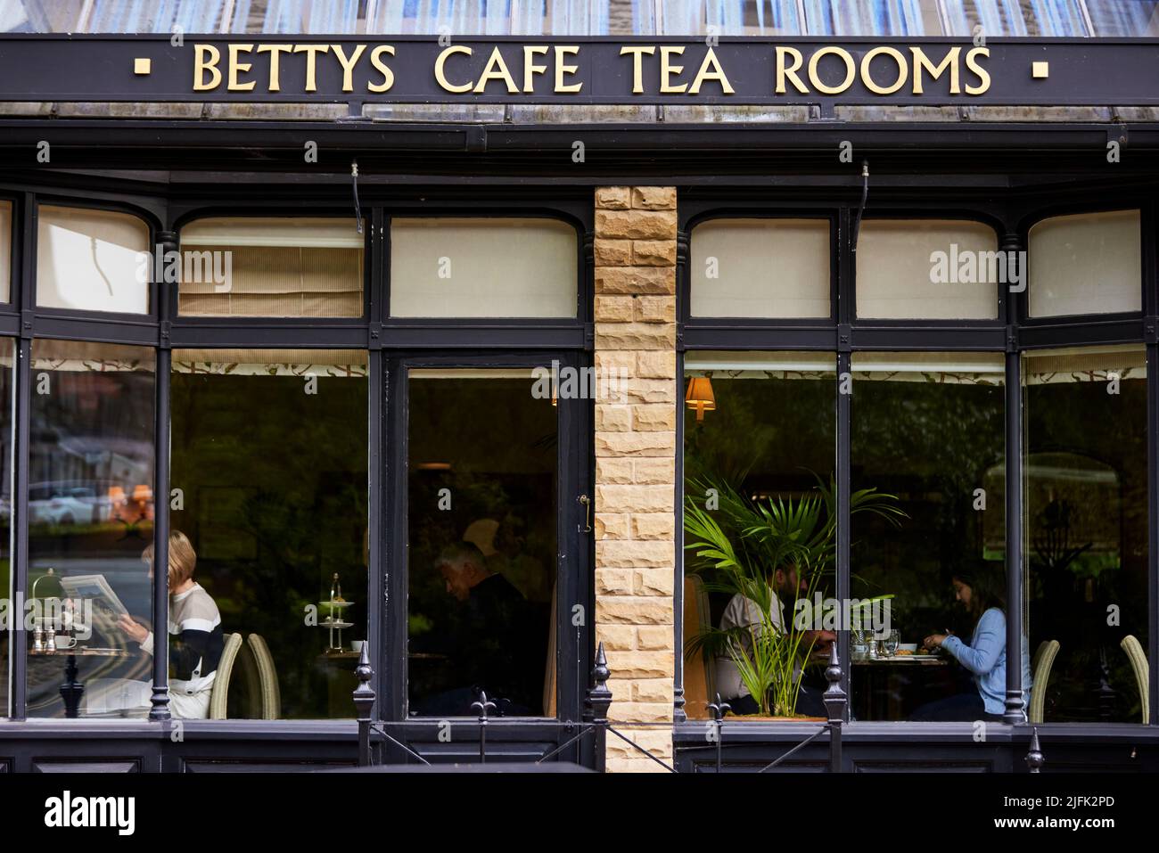Harrogate North Yorkshire famous landmark Bettys Cafe and Tea room