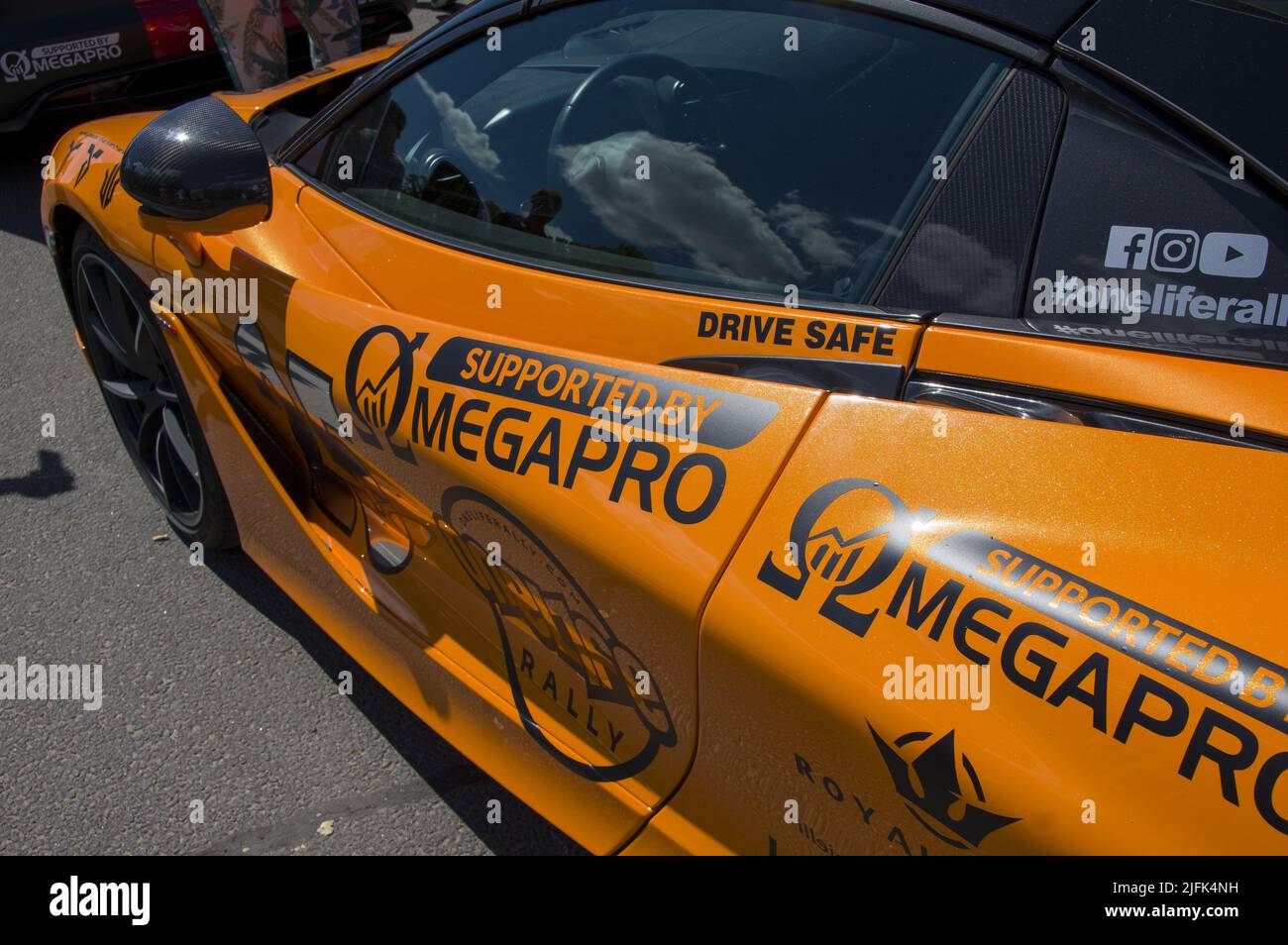 European sport car show event Onelife Rally Stock Photo Alamy