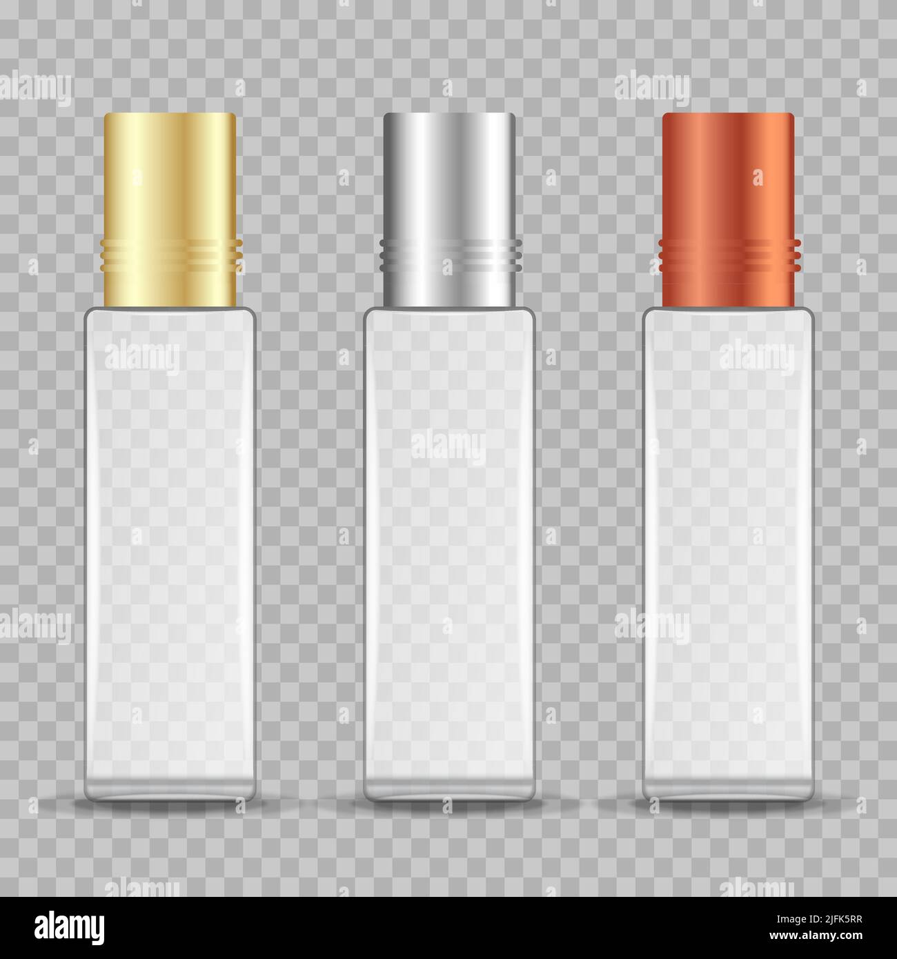 Perfume bottles 3d realistic vector illustration mockup isolated Stock ...