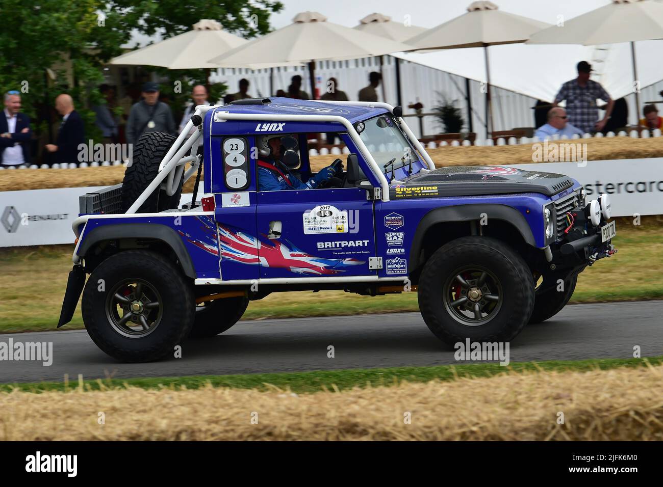 Alistair Myers, Land Rover Trayback, OffRoad Arena, Safari Championship, Goodwood Festival of