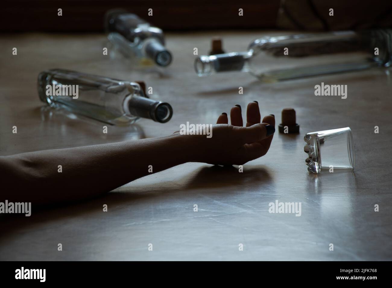 Empty bottle floor hi-res stock photography and images - Alamy