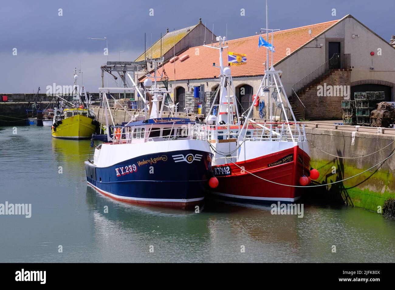 Pittenweem harbour, fishing boats, Fife, Scotland Stock Photo - Alamy