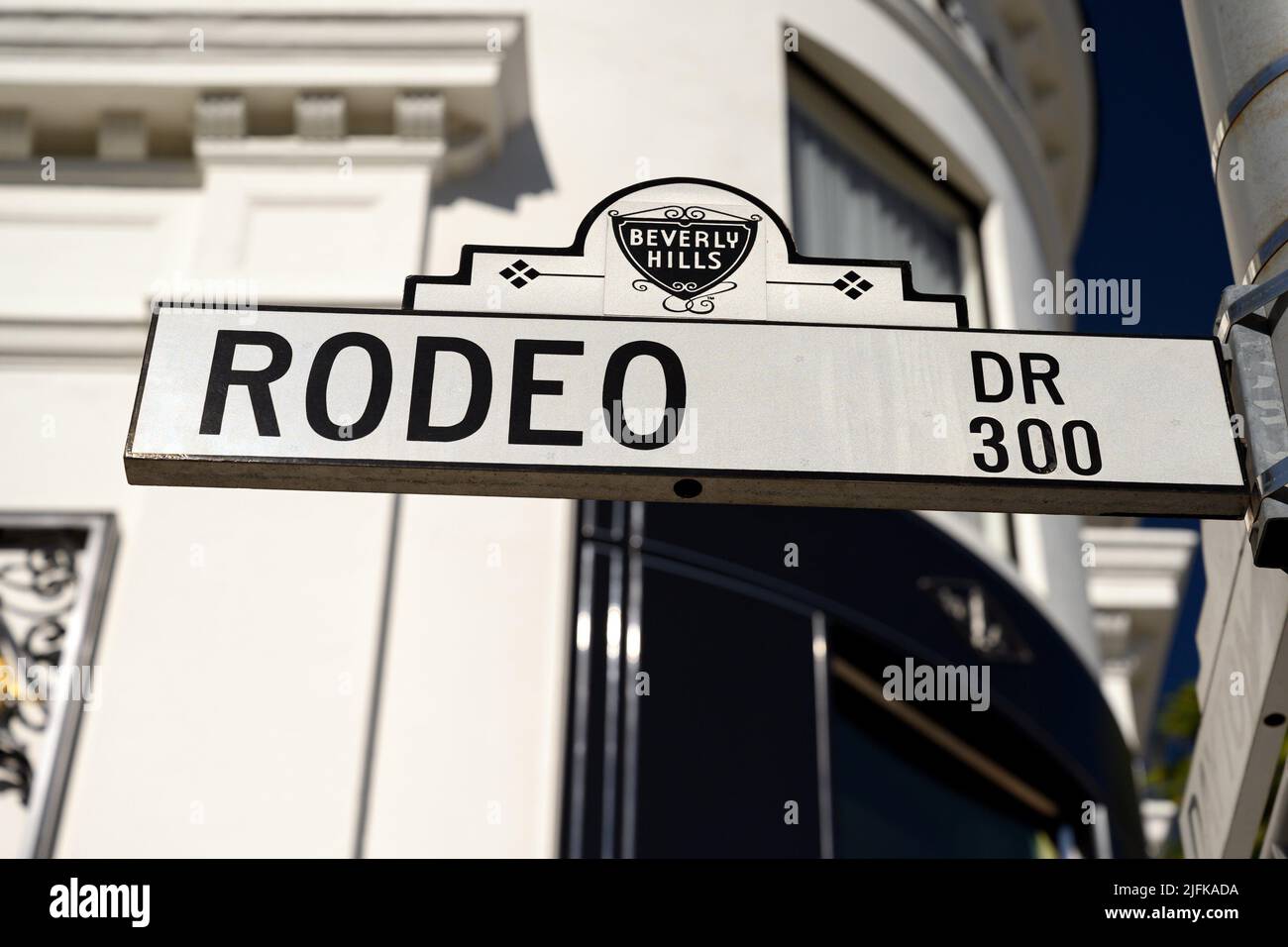 Rodeo Drive Cross Street Signs Stock Photo, Picture and Royalty Free Image.  Image 56530324.