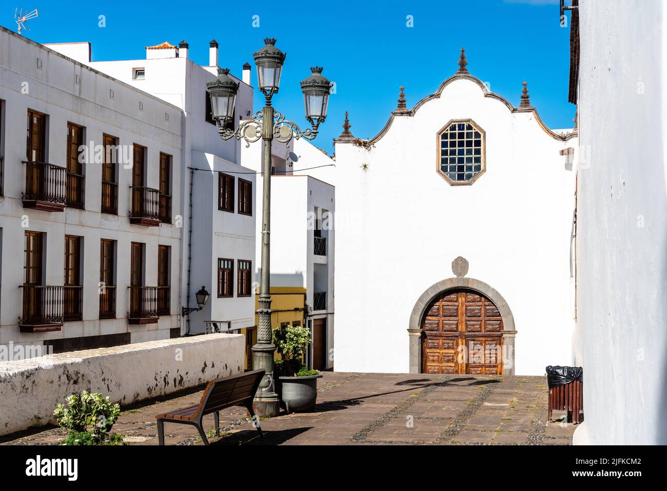 Church of San Francisco in Icod de los Vinos, Tenerife, Canary Islands. Stock Photo