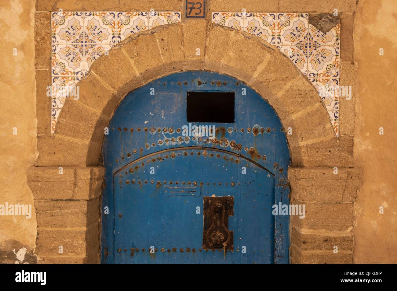 medina alley, Essaouira, morocco, africa. Stock Photo