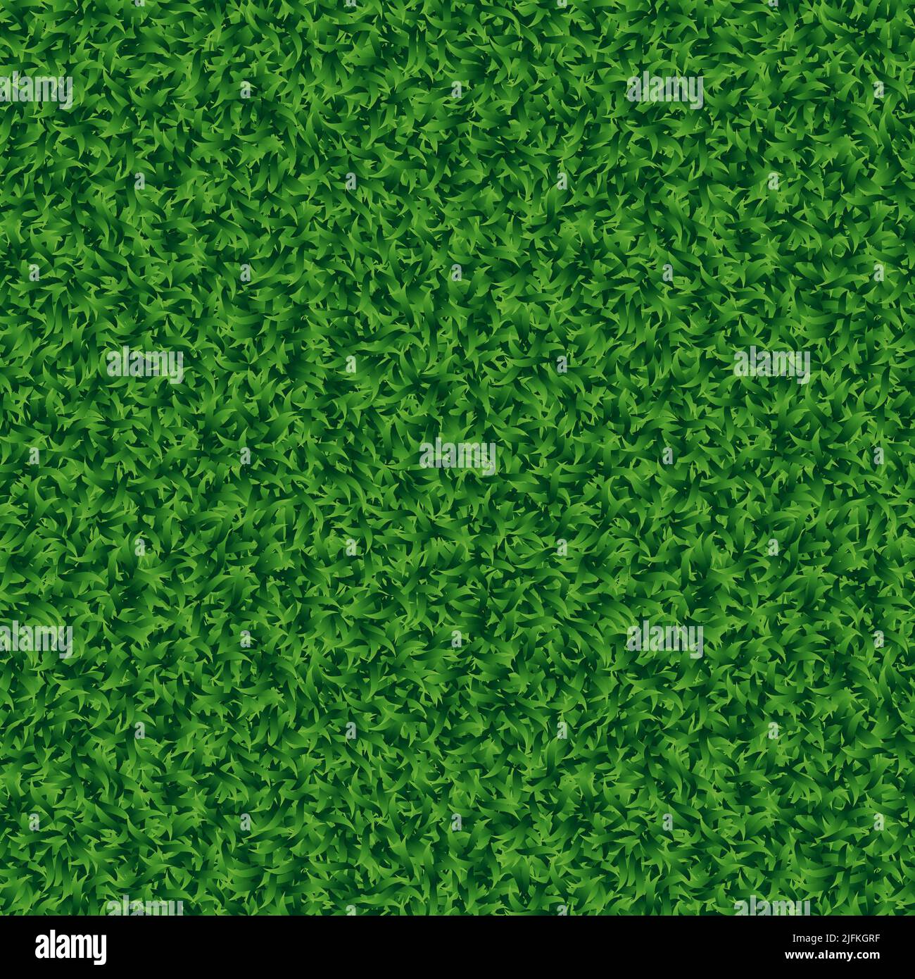 Seamless grass. Grass texture plane perpendicular. Green grass seamless texture - summer background. Vector illustration Stock Vector