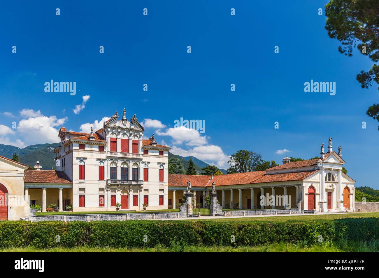 Villa Angarano in Bassano del Grappa, Veneto, Northern Italy. Stock Photo