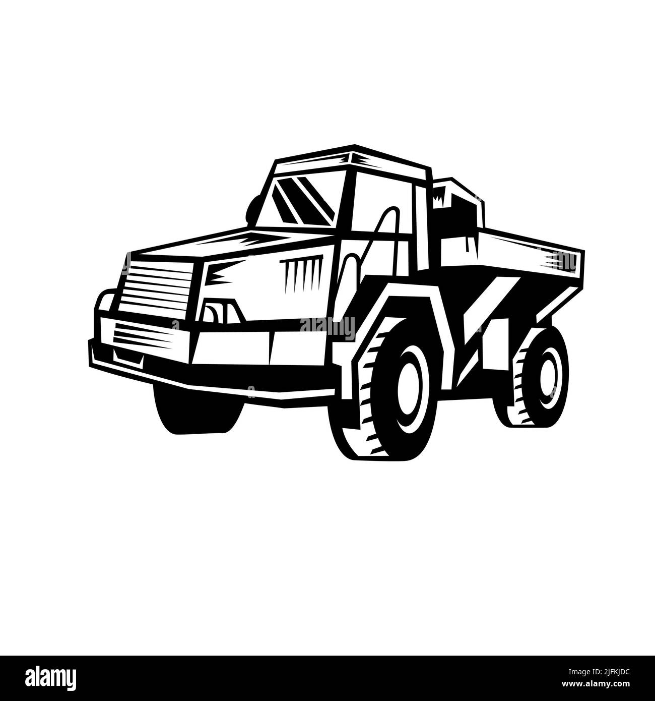 Black dump truck Black and White Stock Photos & Images - Alamy