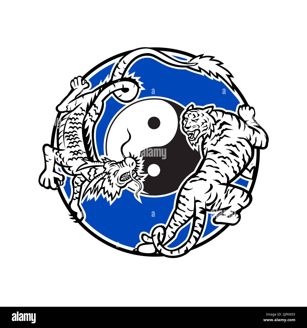 Yin and yang dragon hi-res stock photography and images - Alamy