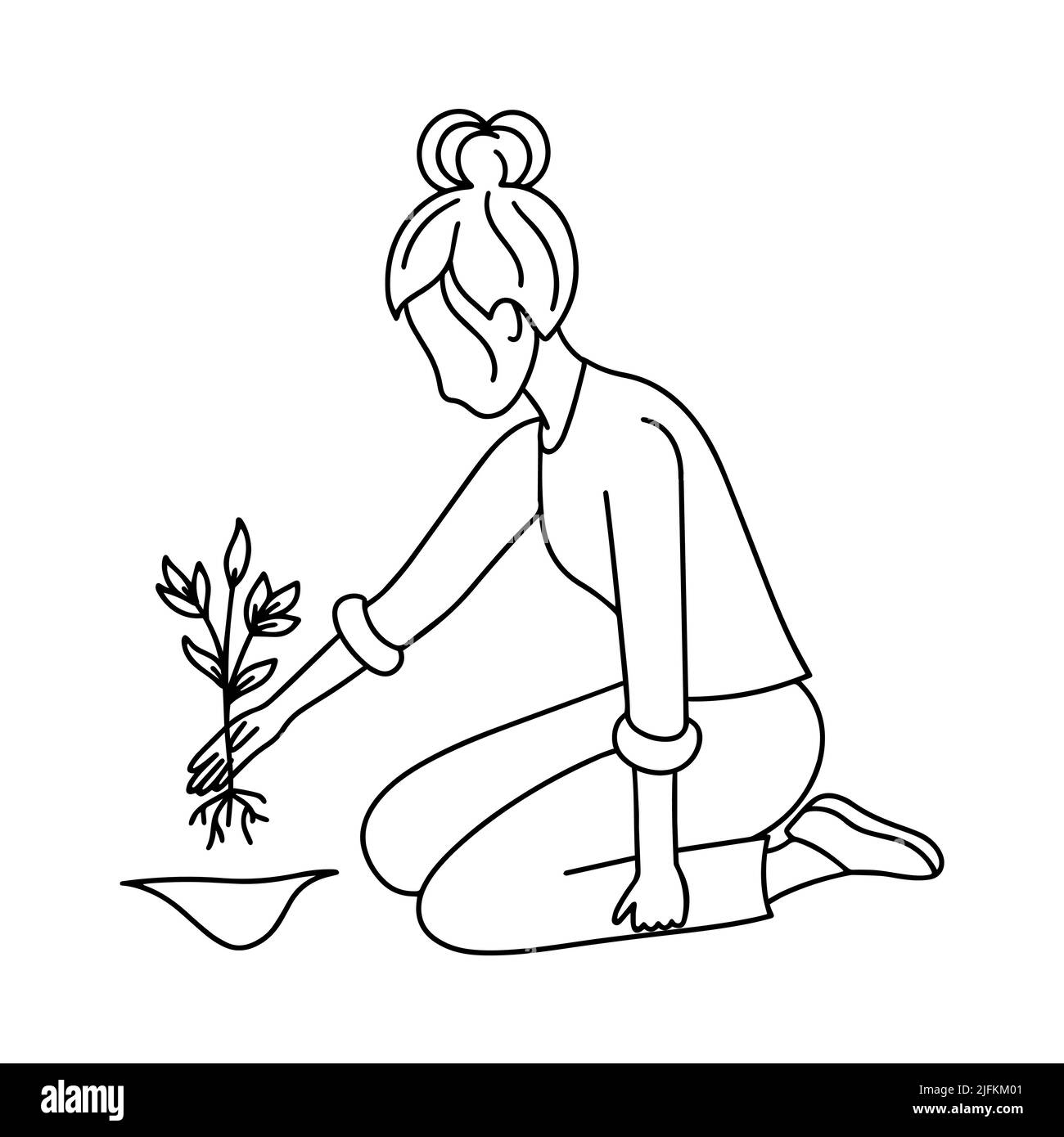 Planting Trees Drawing