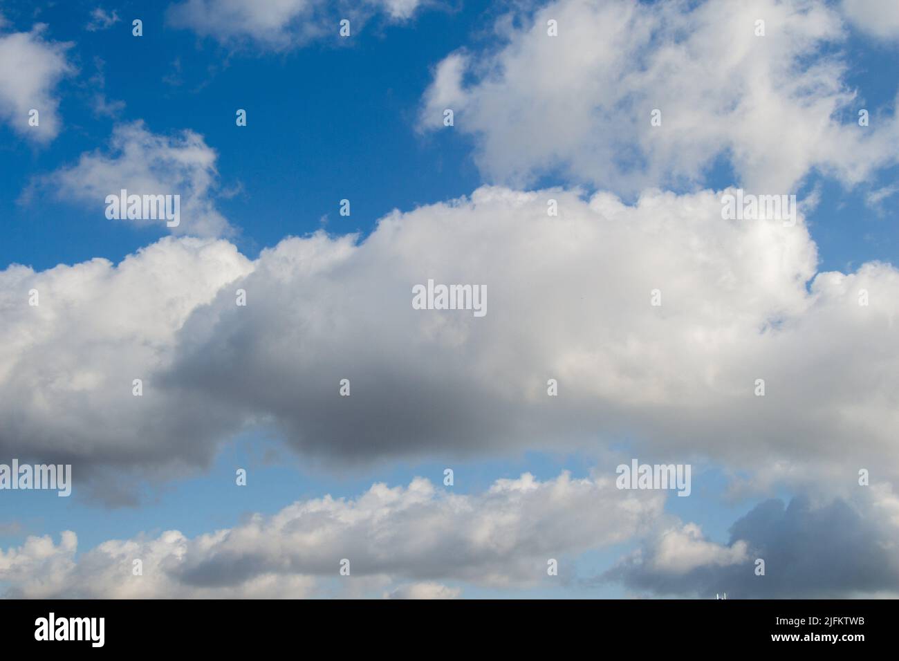Cumulus clouds in black and white hi-res stock photography and images ...