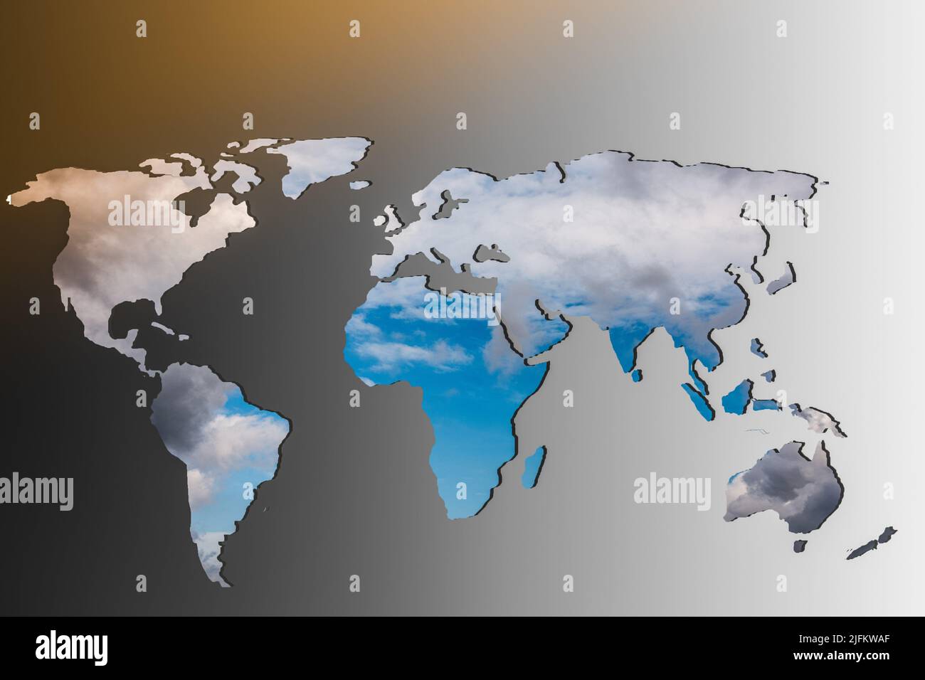 Weather map africa hi-res stock photography and images - Alamy