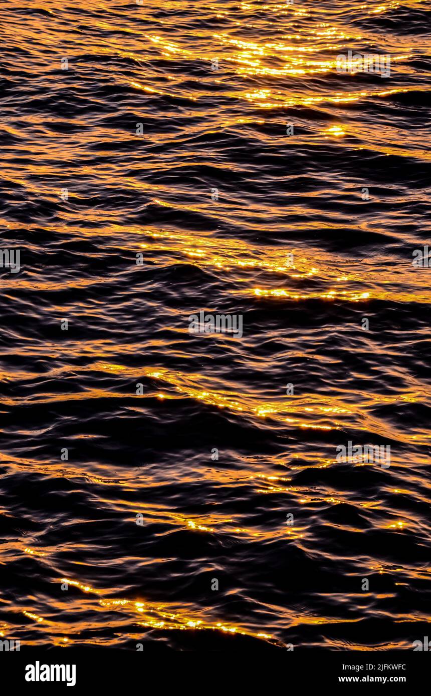 Blue Water Texture Pattern at Noon on the Atlantic Ocean Stock Photo ...