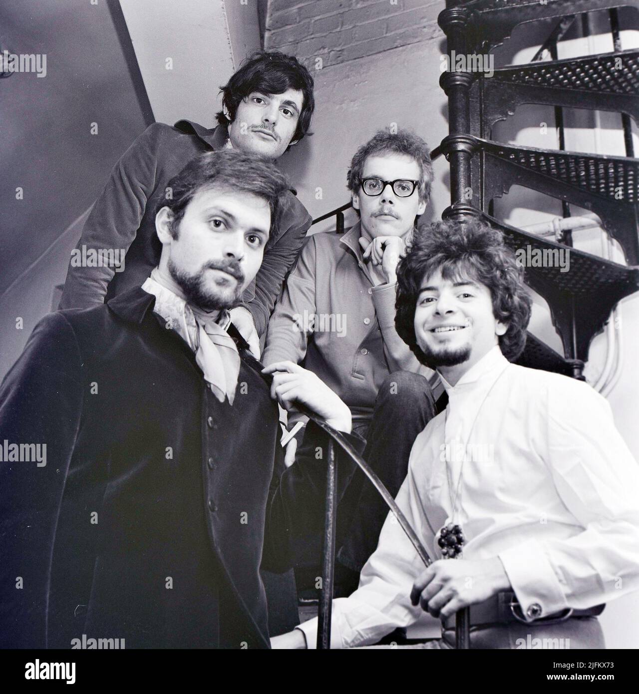 VANILLA FUDGE English pop group in November 1967. From left Mark Stein