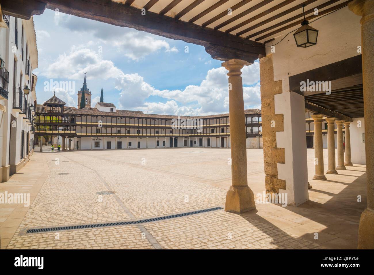 Plaza Mayor. Tembleque, Toledo province, Castilla La Mancha, Spain. Stock Photo