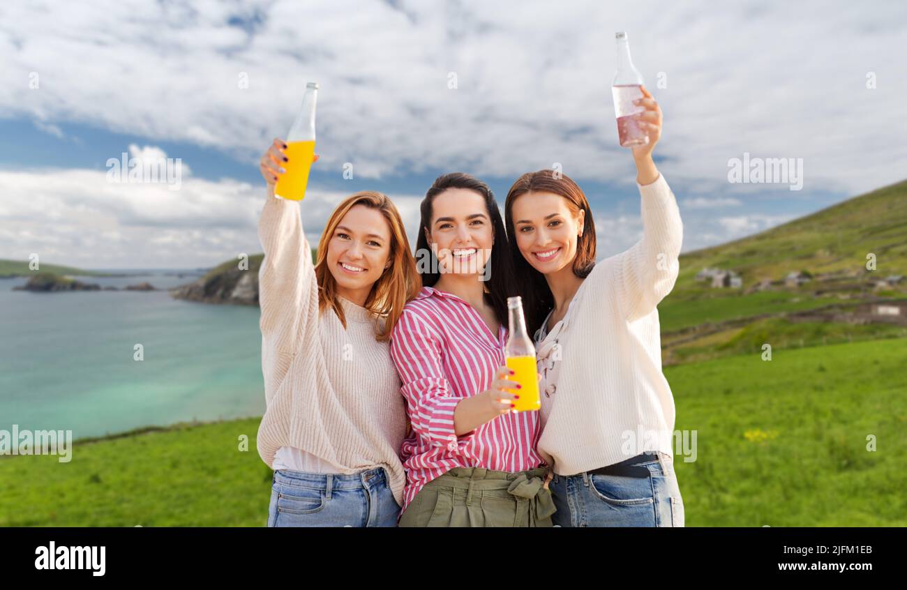 women toasting non alcoholic drinks in ireland Stock Photo Alamy