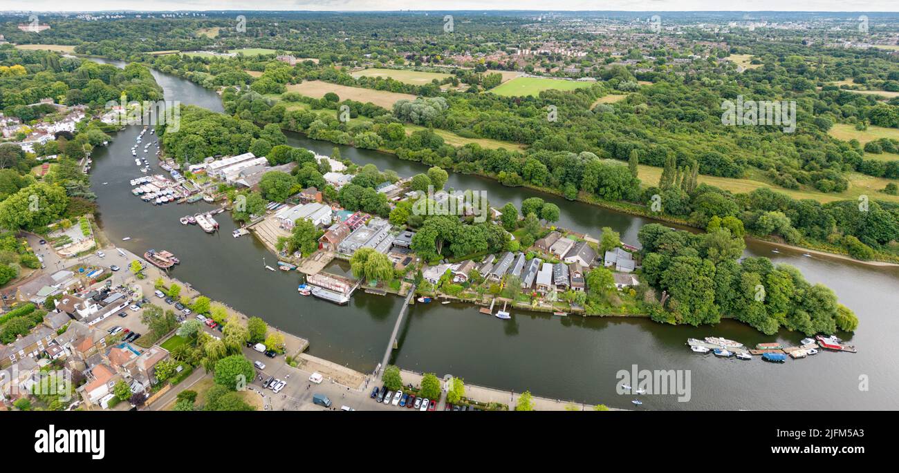 Eel Pie Island is an 8.935acre island in the River Thames at