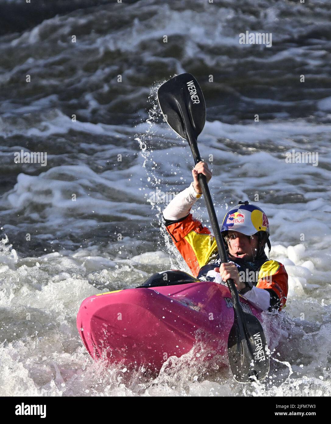 Nottingham, United Kingdom. 02nd July, 2022. The ICF 2022 canoe