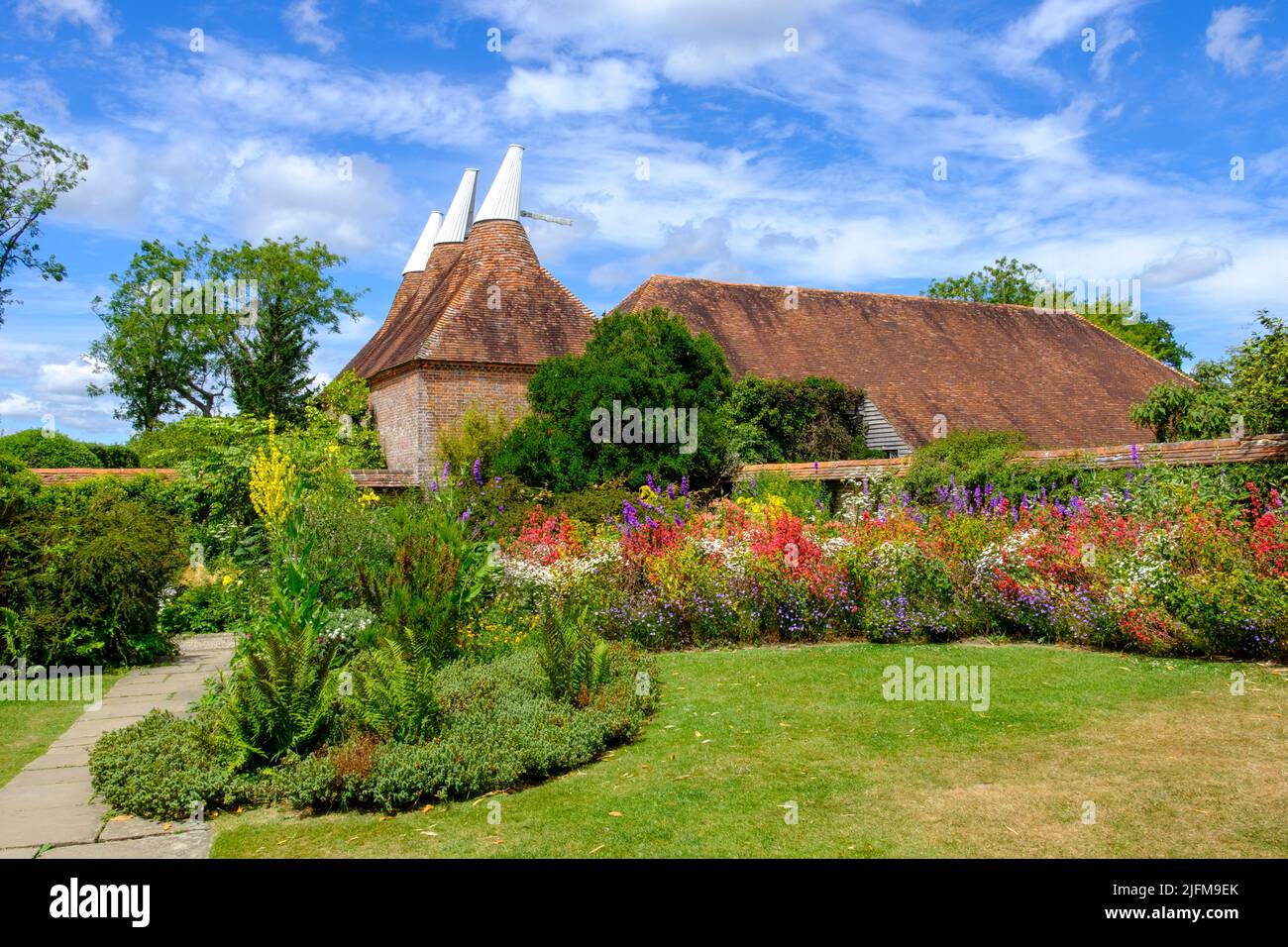 Great Dixter gardens, East Sussex, UK Stock Photo