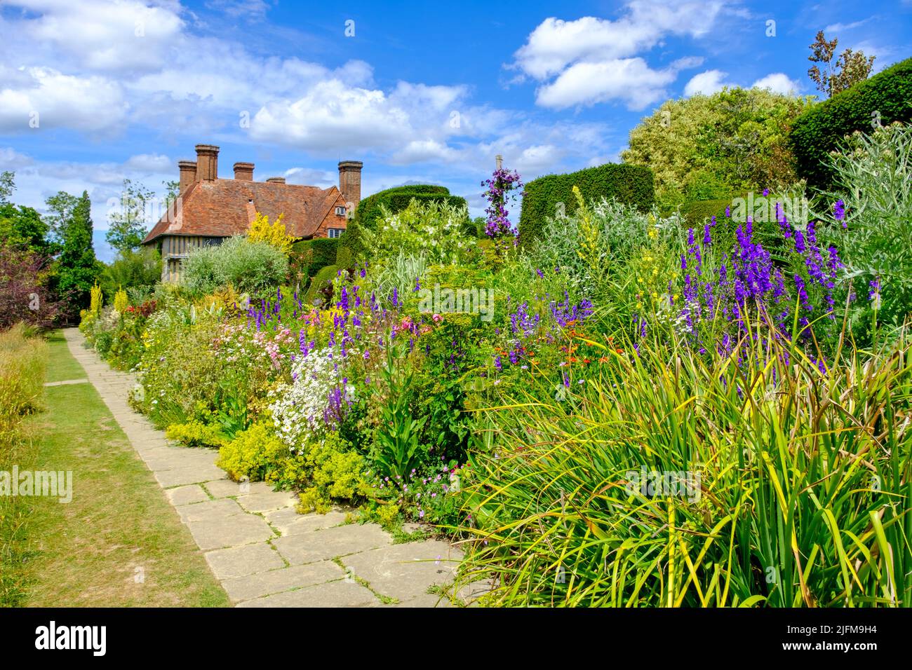 Great Dixter gardens, East Sussex, UK Stock Photo