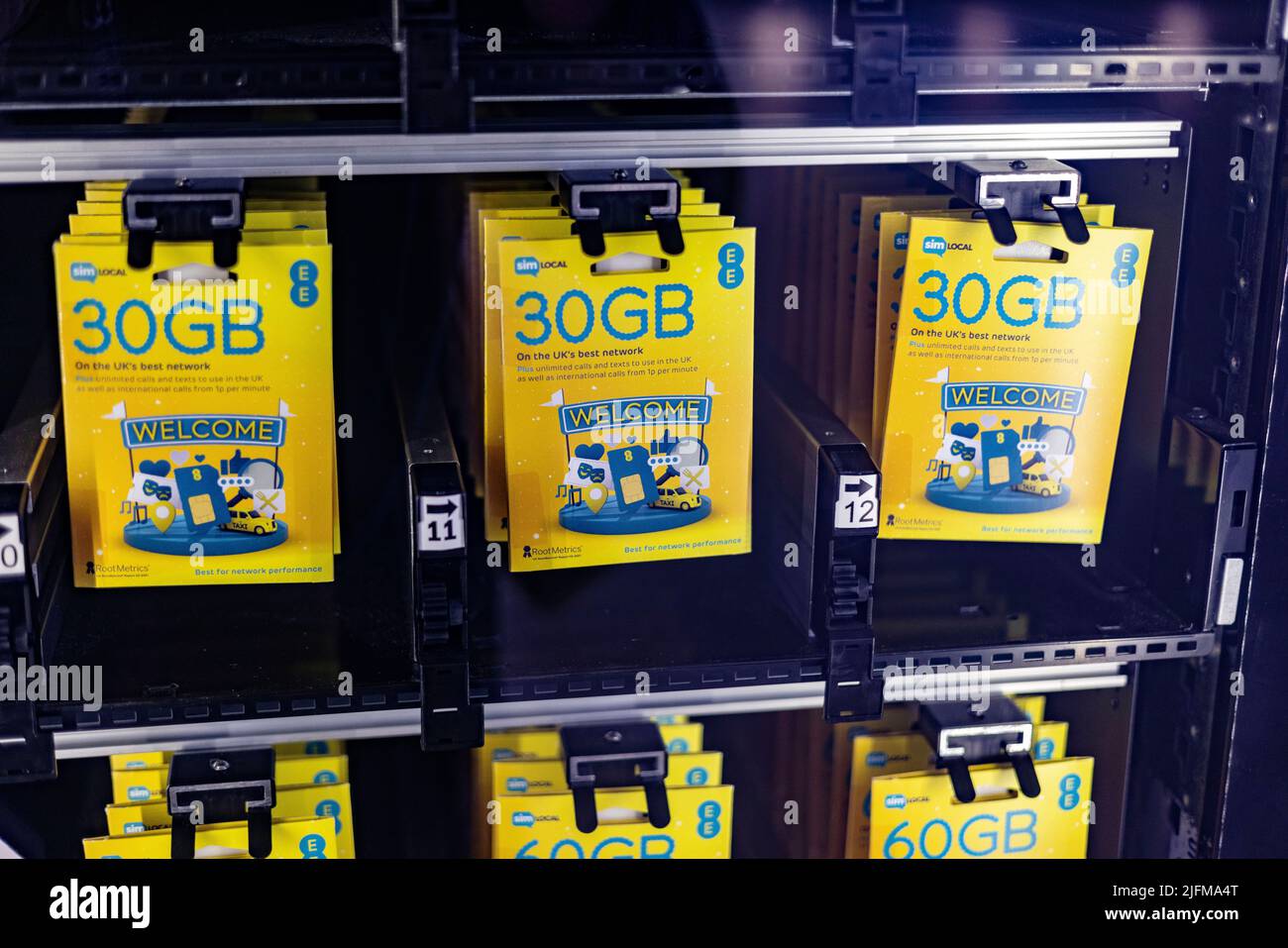 sim card vending machine Stock Photo Alamy