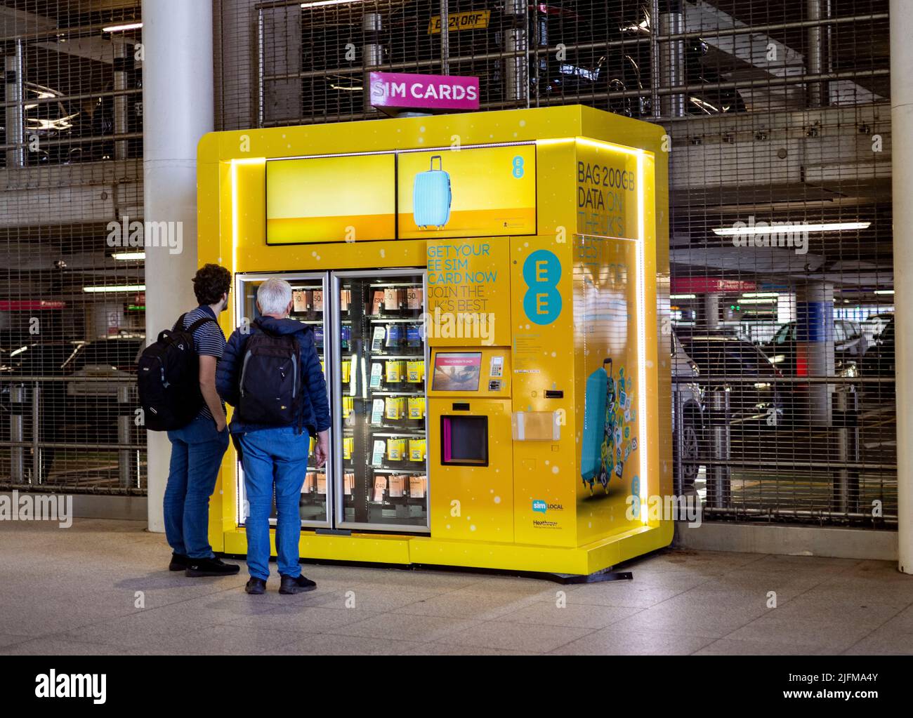 sim card vending machine Stock Photo Alamy