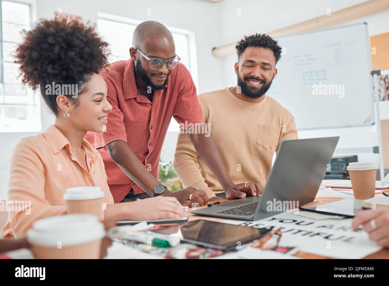 Group of diverse businesspeople having a meeting in a modern office at ...