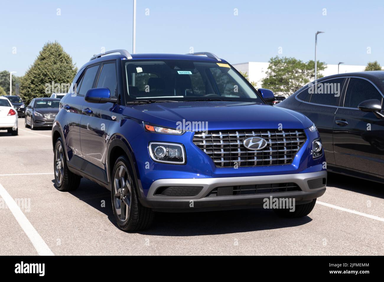 Avon - Circa July 2022: Hyundai Venue display at a dealership. Hyundai ...
