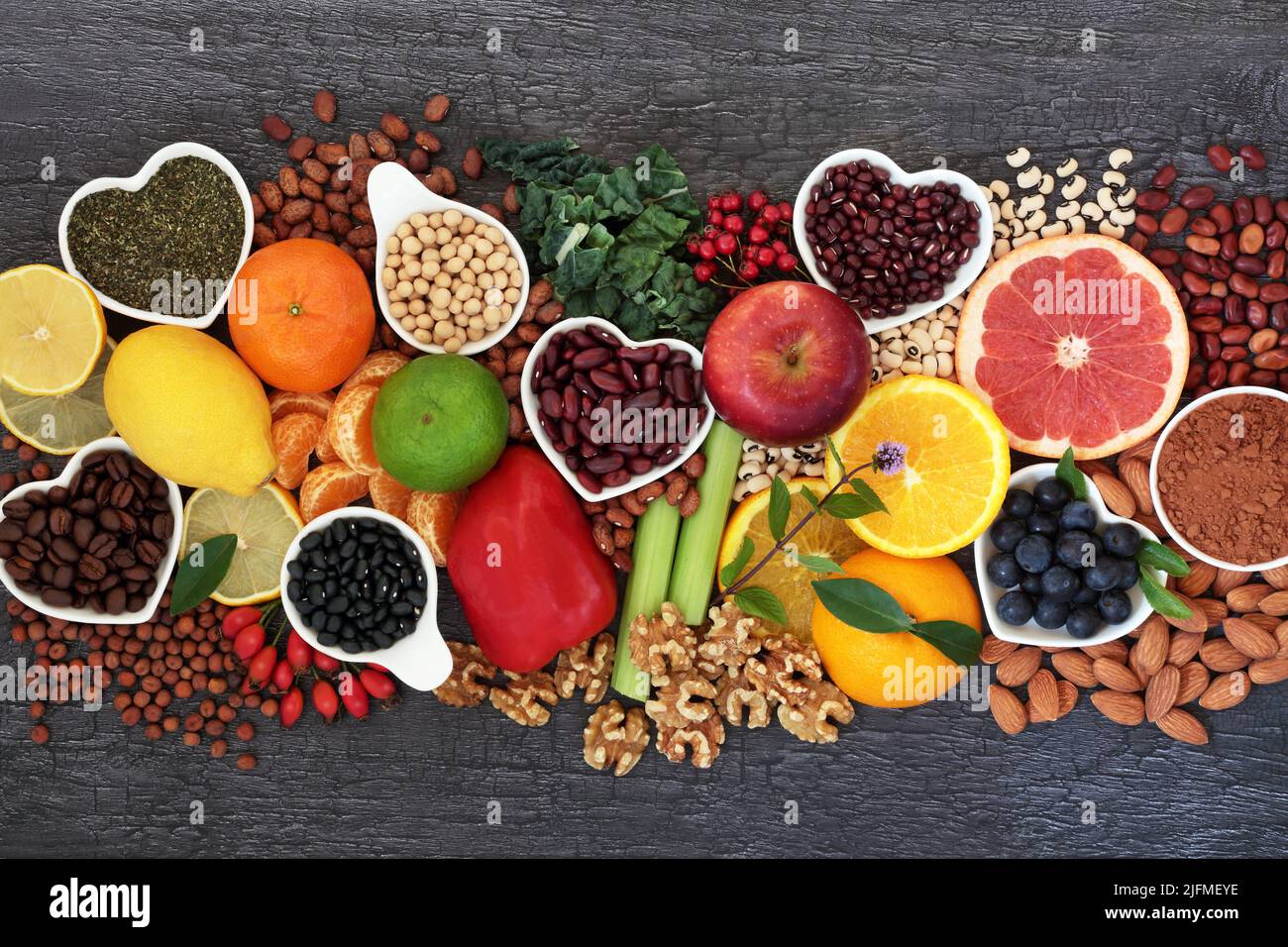 Healthy heart food high in flavonoids, polyphenols, antioxidants