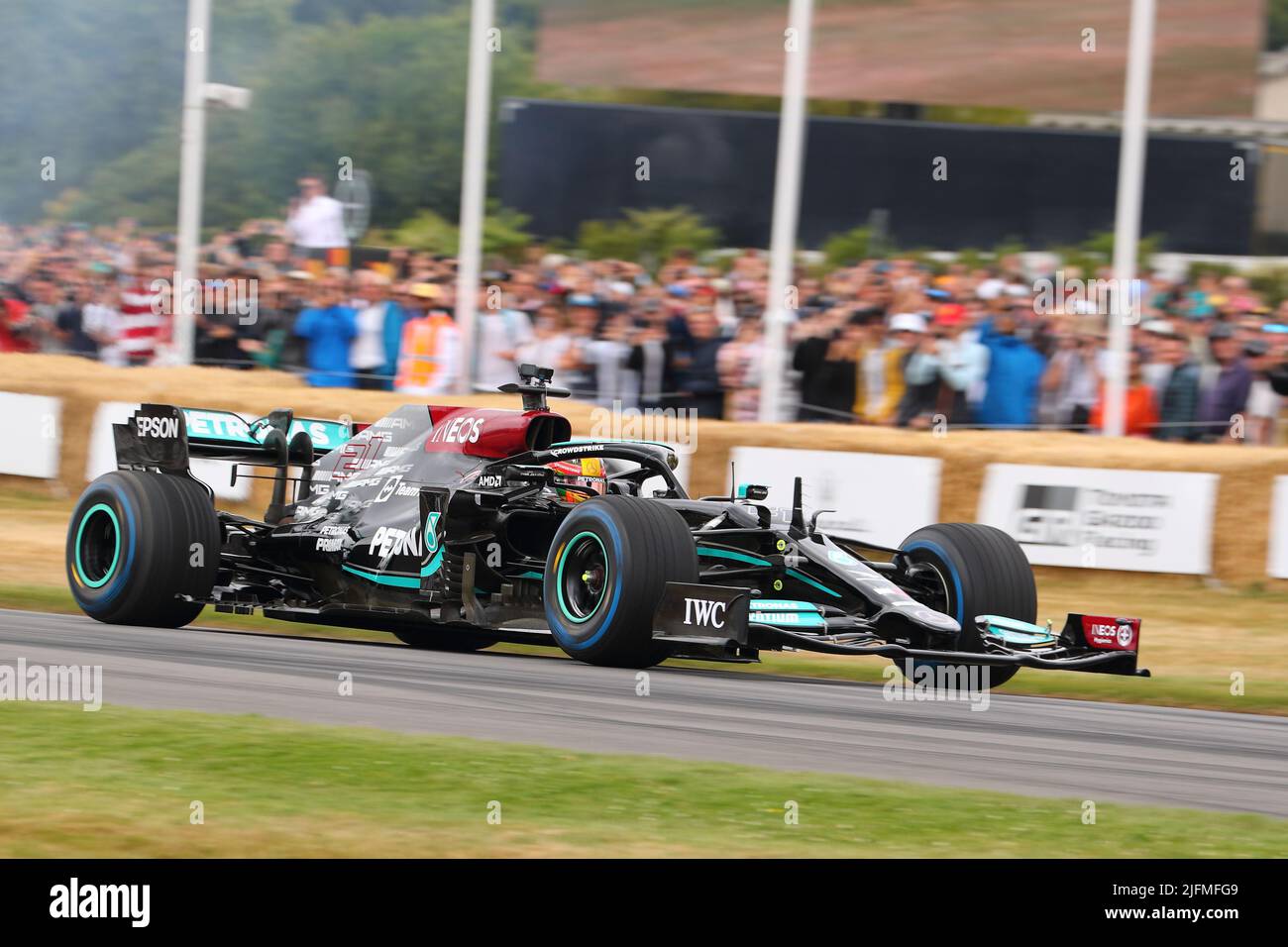 Mercedes F1 racing car at the Festival of Speed 2022 at Goodwood, Sussex, UK Stock Photo