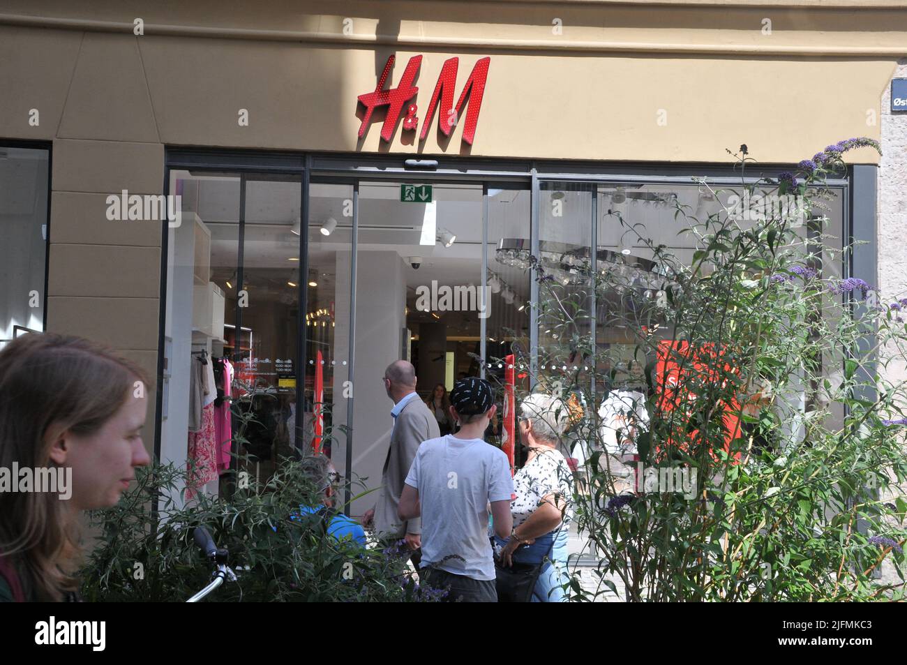 Copenhagen/Denmark./04 July 2022/Swedish retail store on stroeget ...