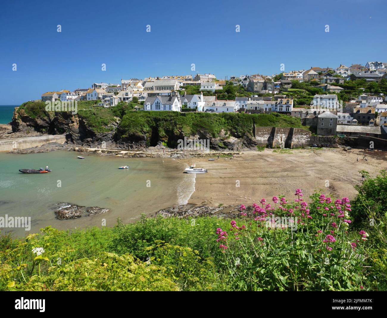 The harbour, Port Isaac, Cornwall Stock Photo Alamy