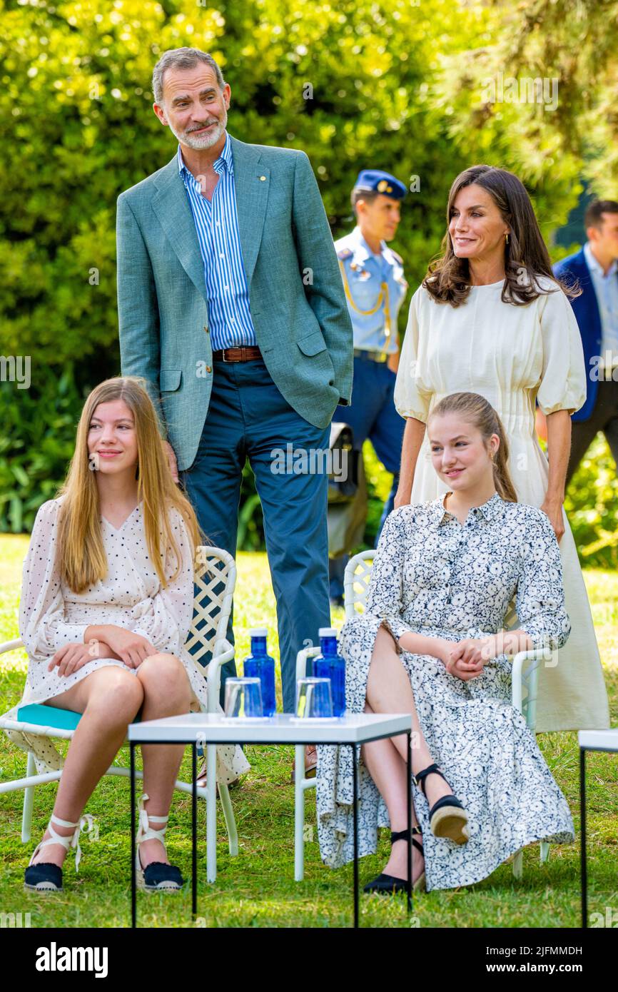 King Felipe VI of Spain, Queen Letizia of Spain, Princess Sofia