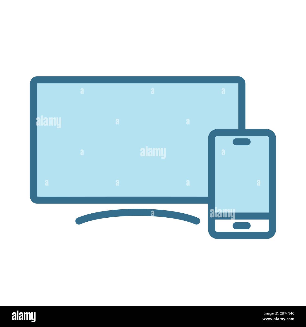Tv laptop phone Stock Vector Images - Alamy