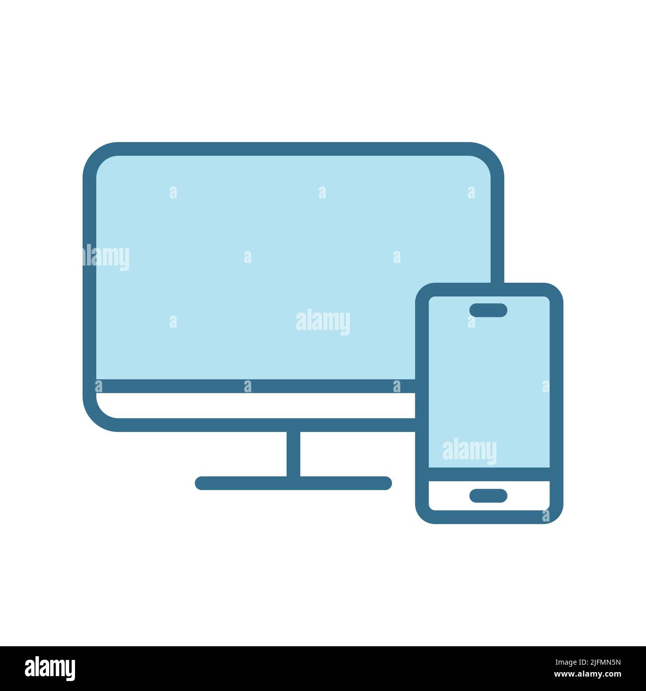 Touchscreen phone icon outline Stock Vector Images - Alamy