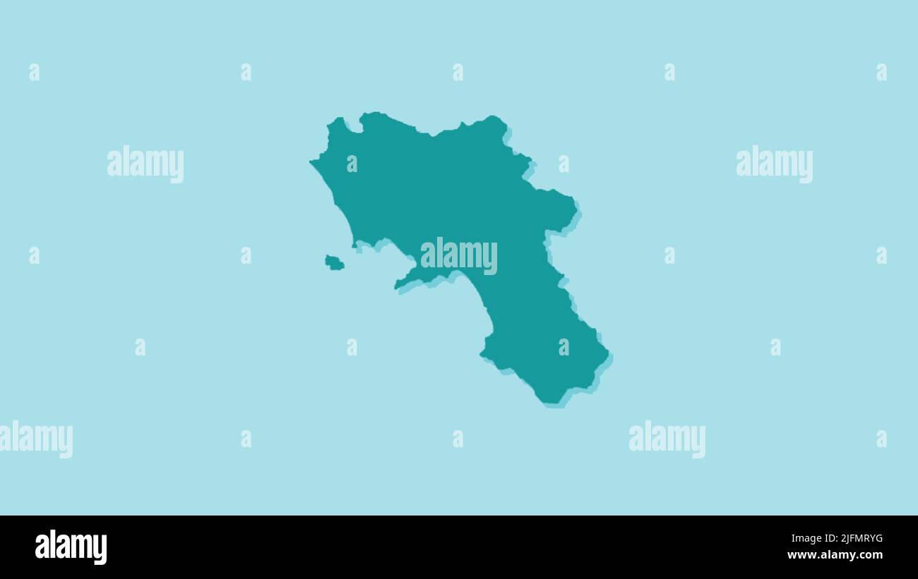 icon of the Italian region with light blue background and blue icon ...