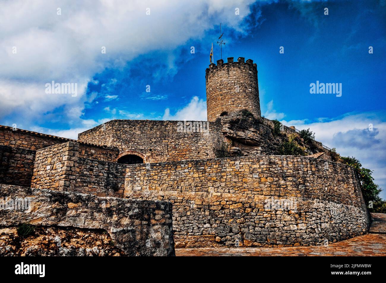Talamanca, Spain, September 14, 2014: Beautiful Talamanca Castle Stock Photo