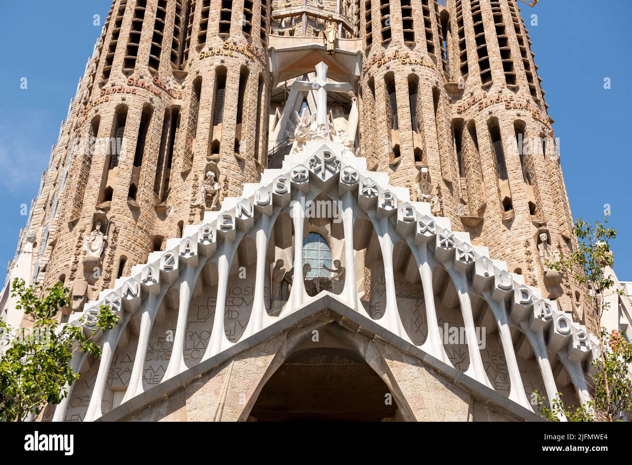 Sagrada Família in Barcelona, Spain Stock Photo